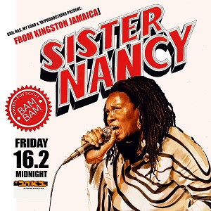 SISTER NANCY Live in TLV בבארבי יום שישי 16/02/2018 23:59